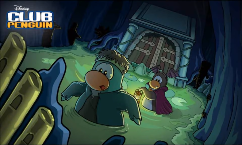 Club Penguin Halloween artwork