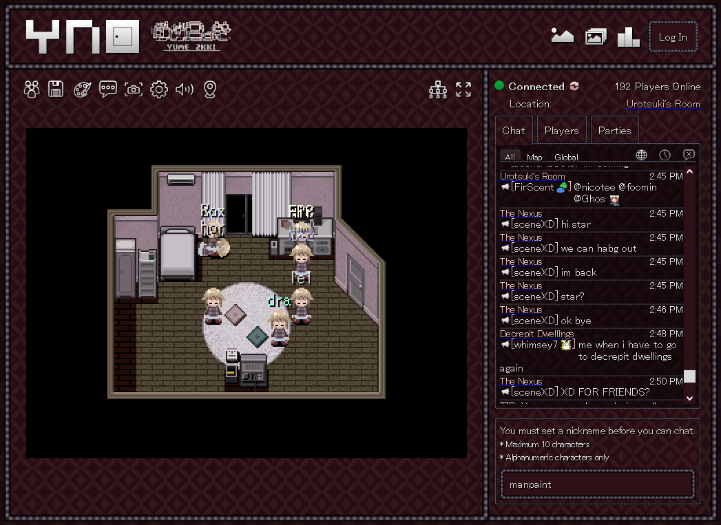 Screenshot of Yume 2kki